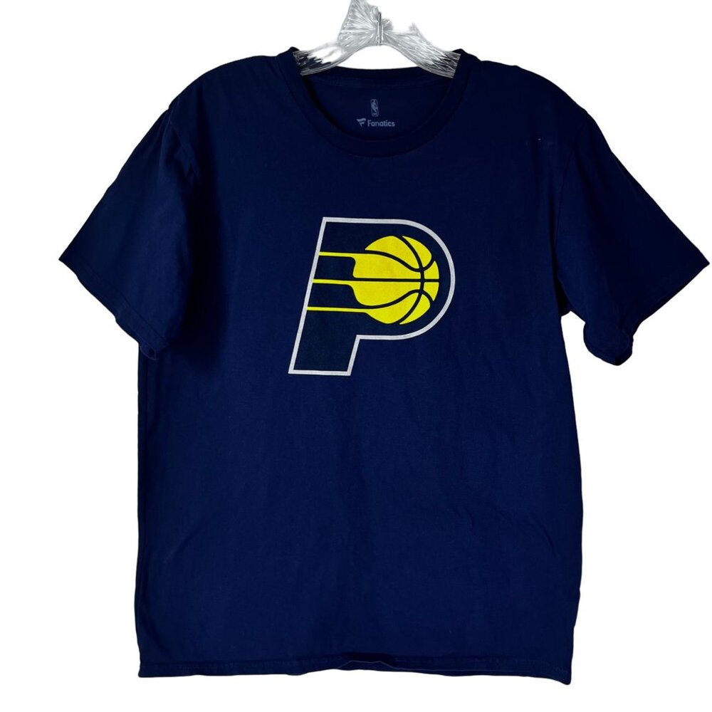 Fanatics NBA Indiana Pacers Tshirt Youth Boys XL Blue Fanwear